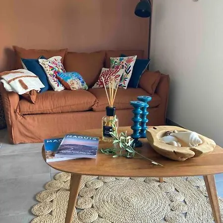 Vignarella Meuble De Tourisme Classe 5 Etoiles Avec Terrasse Lägenhet Piana (Corsica)